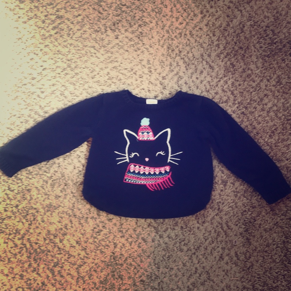 Gymboree Kitty Pull over sweater